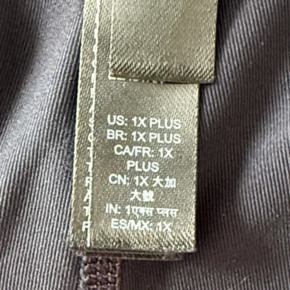 CORE 10 Black Bike Shorts Plus Size 1X - Picture 9 of 9